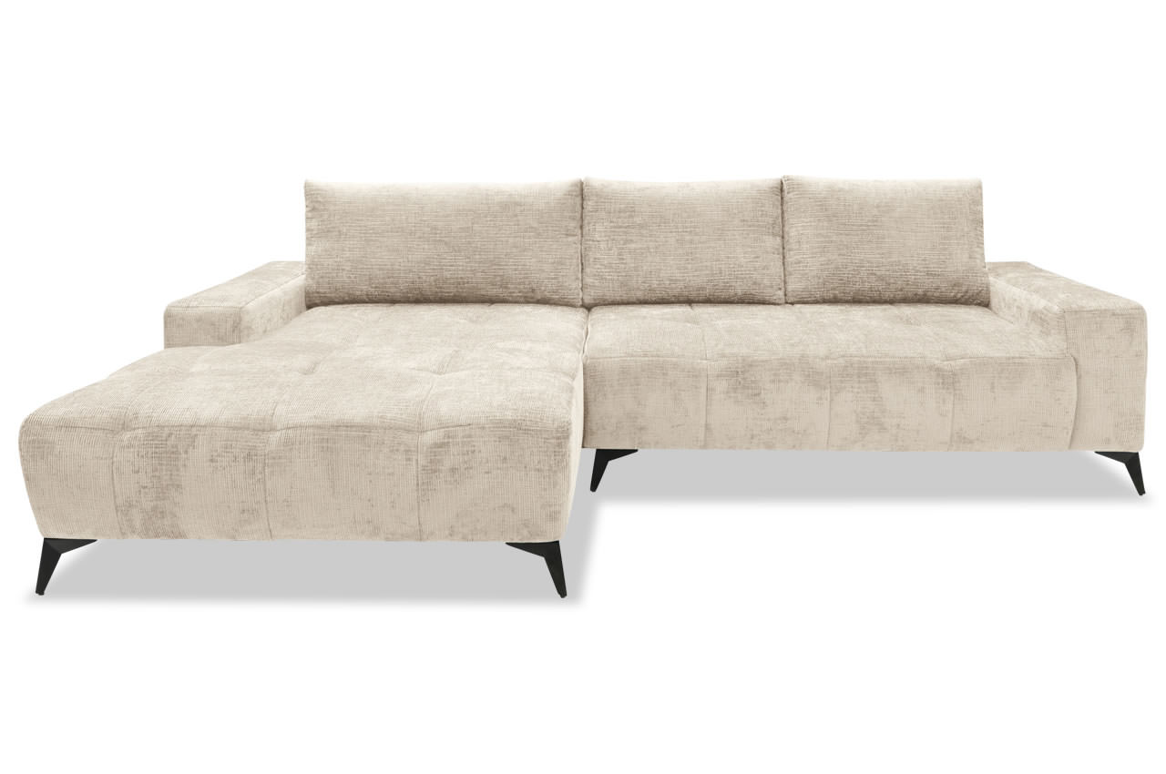 mauro ecksofa links stoff nano 21 beige frontansicht mauro ecksofa links stoff nano 21 beige frontansicht