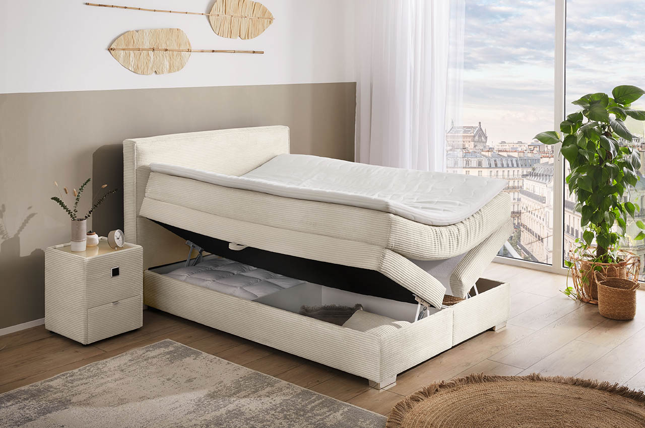 arabella boxspringbett 140x200 426 07 milieubild mit bettkaesten