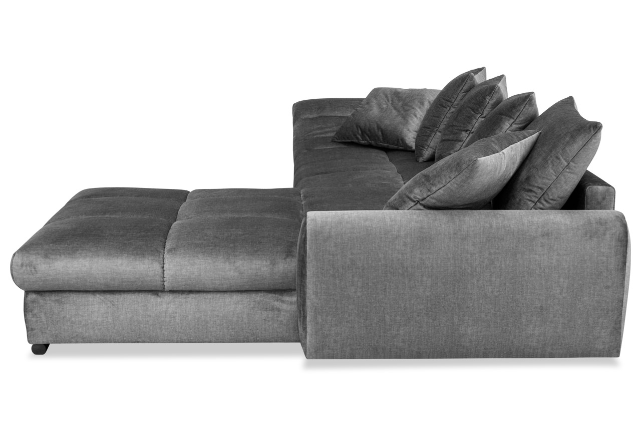 ecksofa apollo rechts stoff dolce 16 graphit seitenansicht