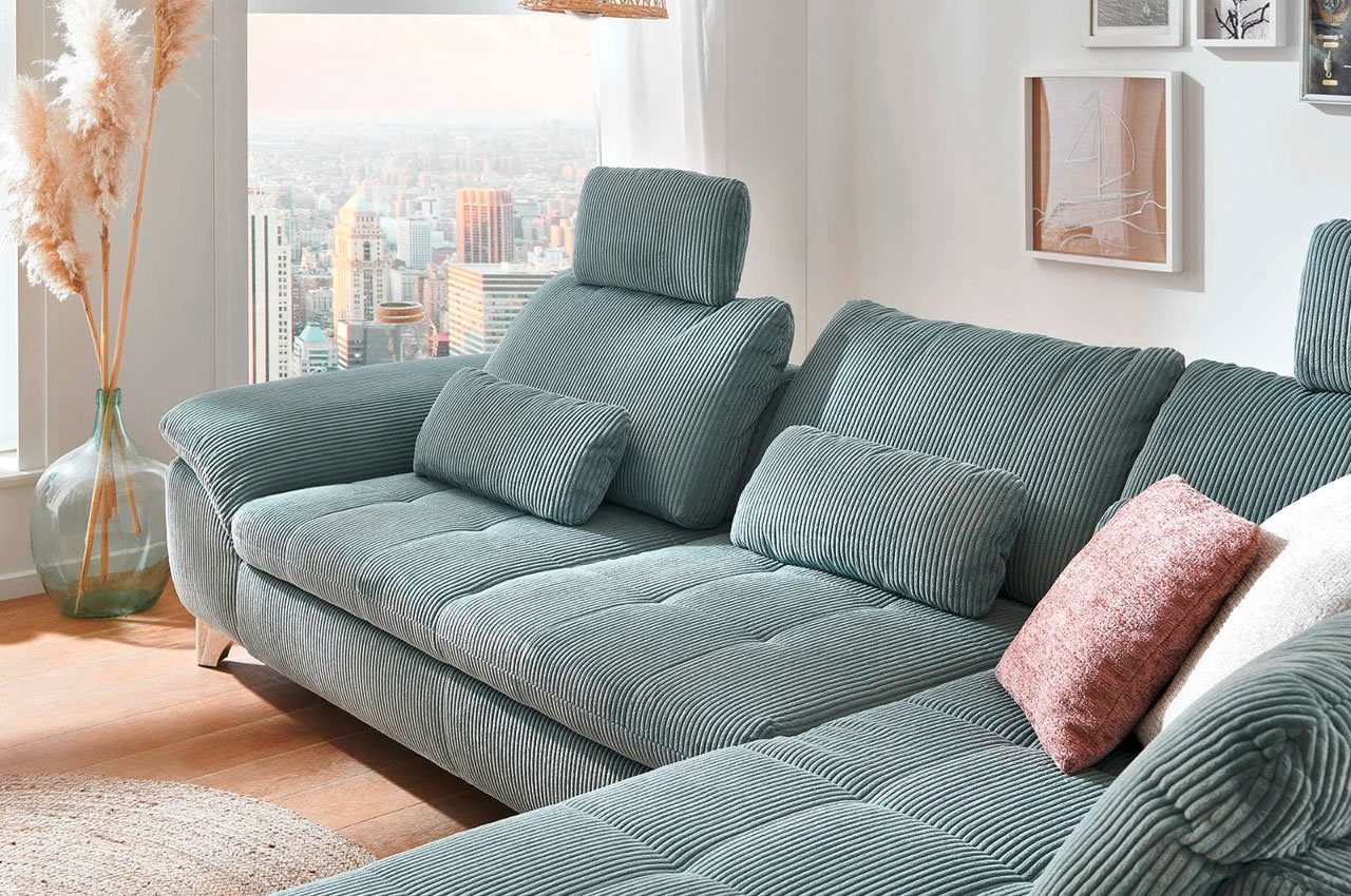 IN14007 Chatelet Cord Aqua Rechts 7