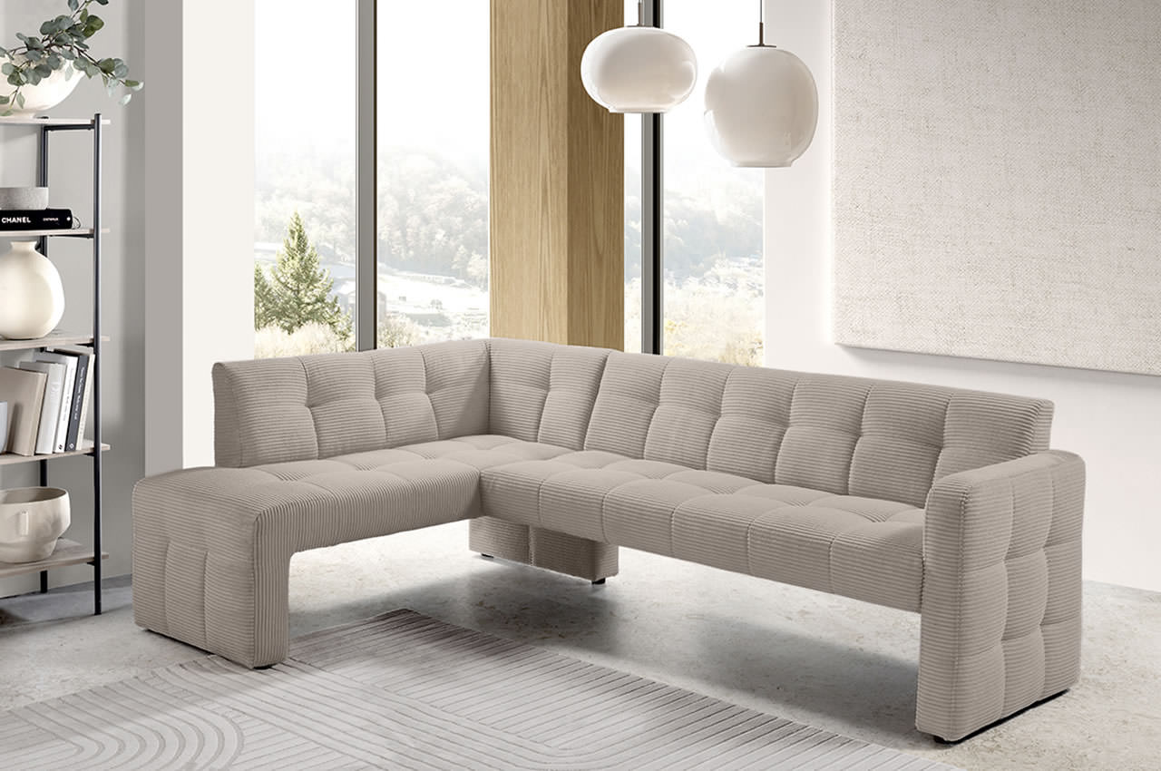 barista eckbank klein variante links cord poso 03 taupe milieubild 1
