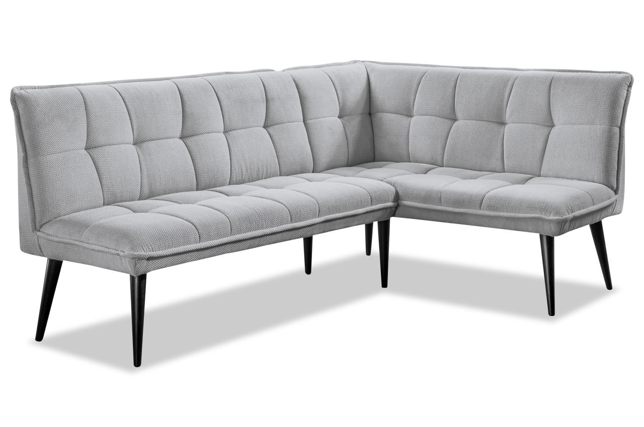 mocca eckbank kuechenbank rechts stoff dunbar 35 silber