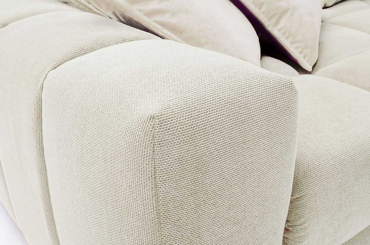 estrella ecksofa rechts stoff miami 01 natur detailbild armlehne
