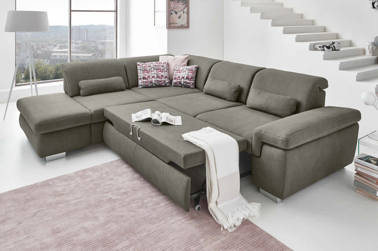 mp in17041 arvend ecksofa links mammut stone milieu schlaffunktion