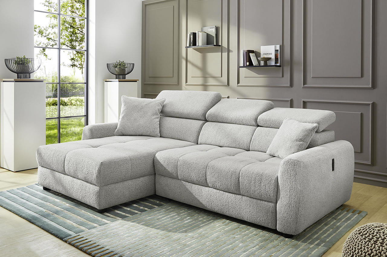 move ecksofa links flachgewebe 432 19 hellgrau milieubild