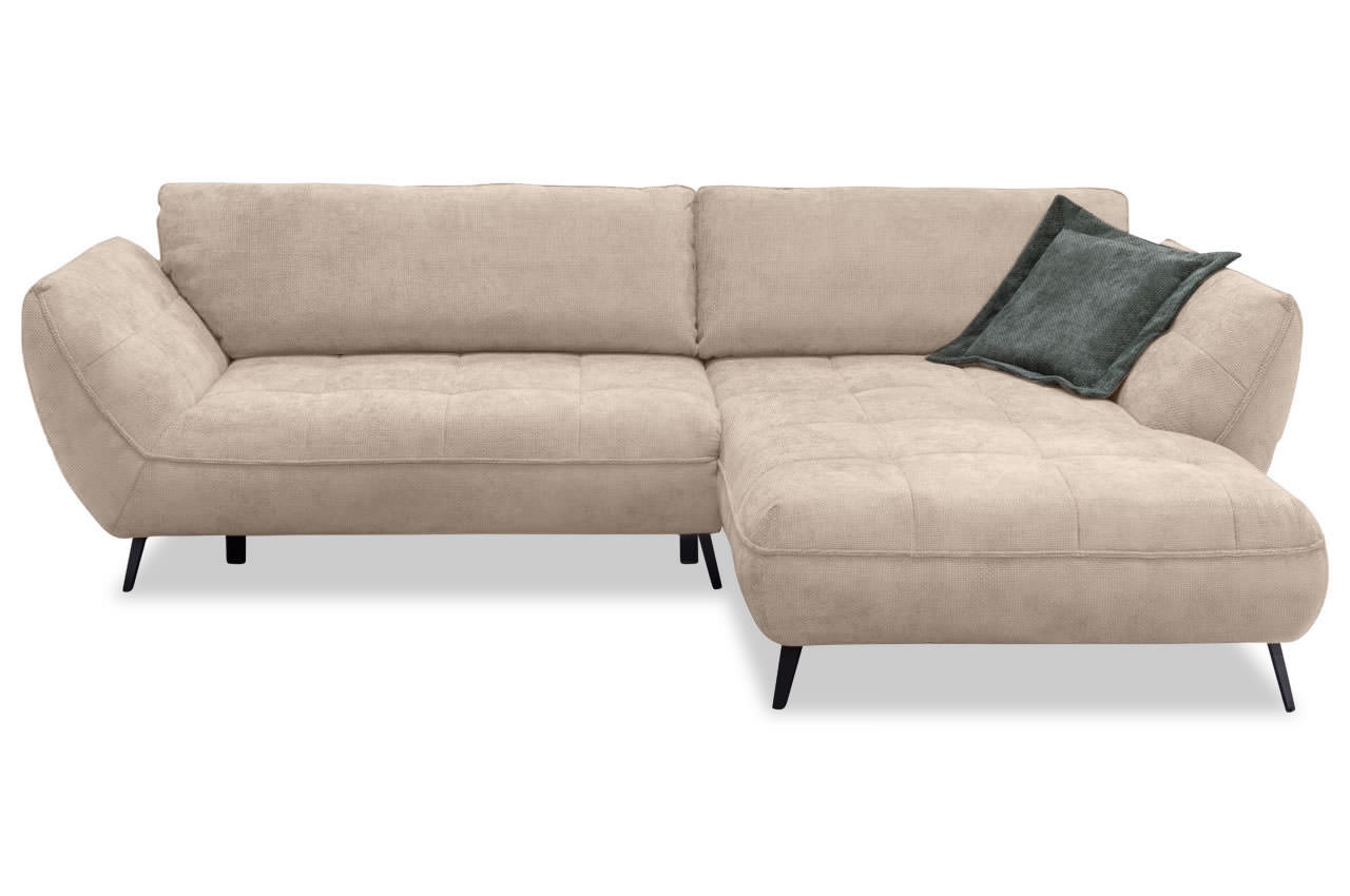 samoa ecksofa rechts stoff flow 02 hellbraun frontansicht samoa ecksofa rechts stoff flow 02 hellbraun frontansicht
