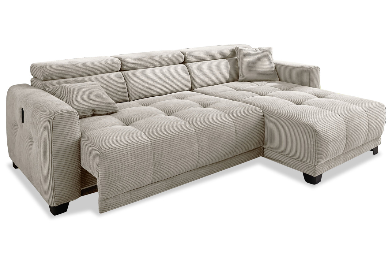 ecksofa cremona rechts 426 17 greige sitztiefenverstellung ecksofa cremona rechts 426 17 greige sitztiefenverstellung
