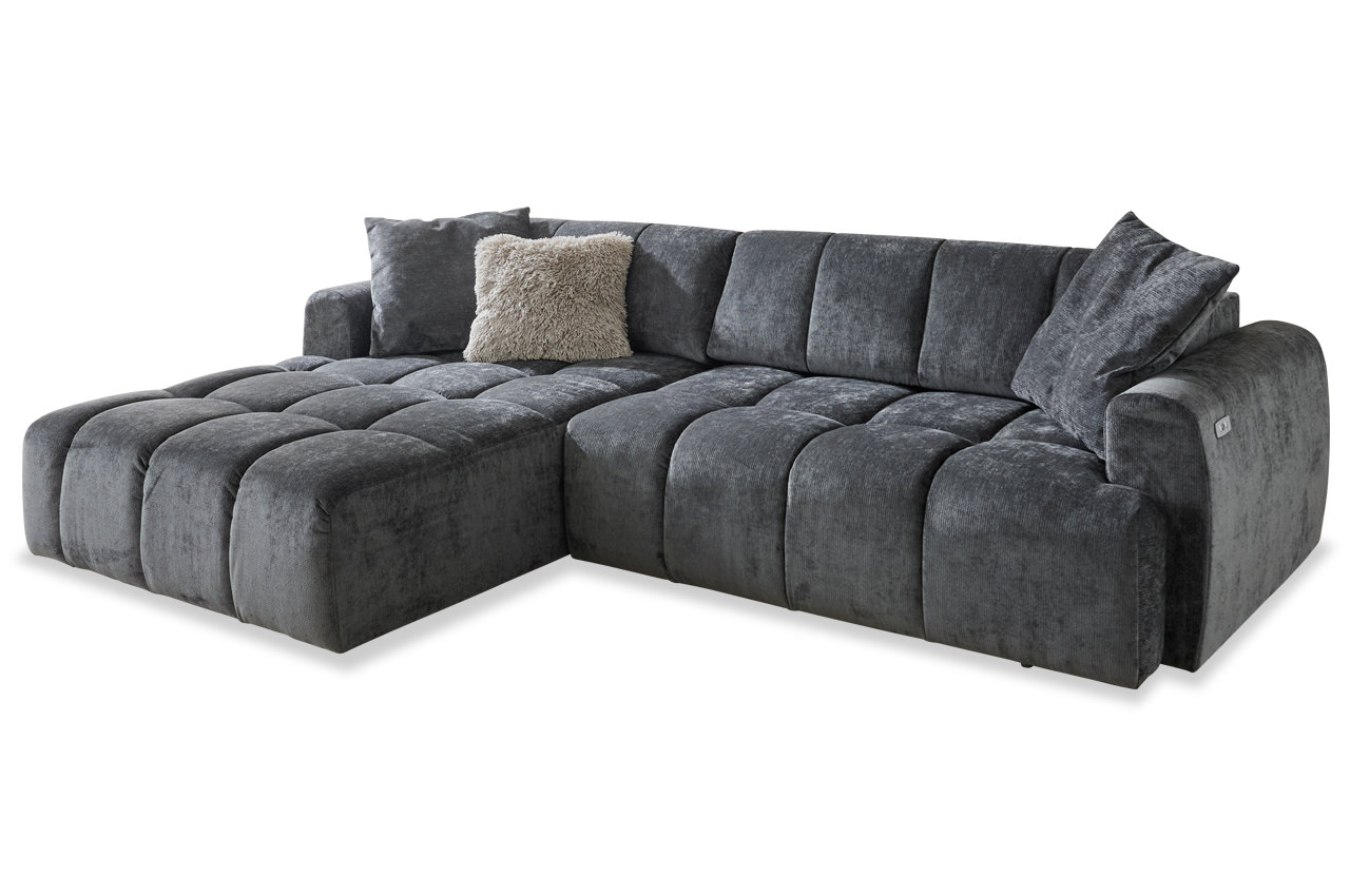 Ecksofa Rumba links mit elektrischer XXL Sitztiefenverstellung Ecksofa Rumba links mit elektrischer XXL Sitztiefenverstellung