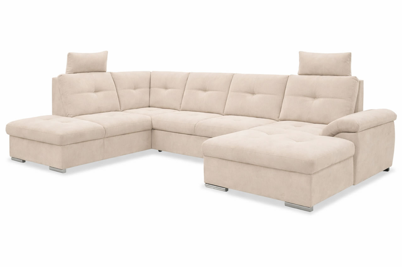 wohnlandschaft arena links stoff aston 01 creme wohnlandschaft arena links stoff aston 01 creme