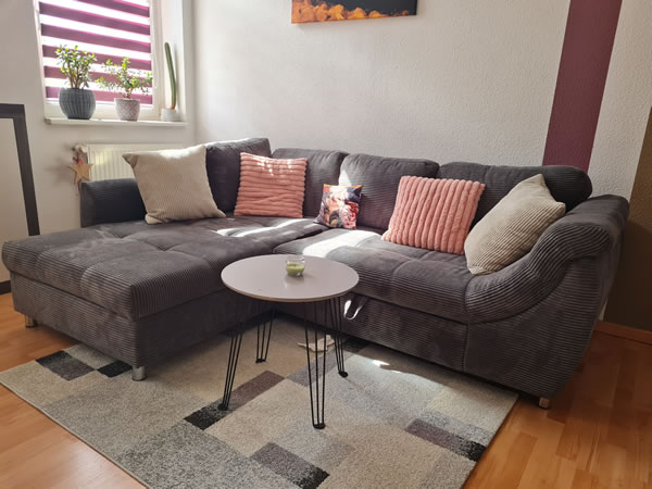 Kundenbild Sofa Flora BEN68 LL 4801BK