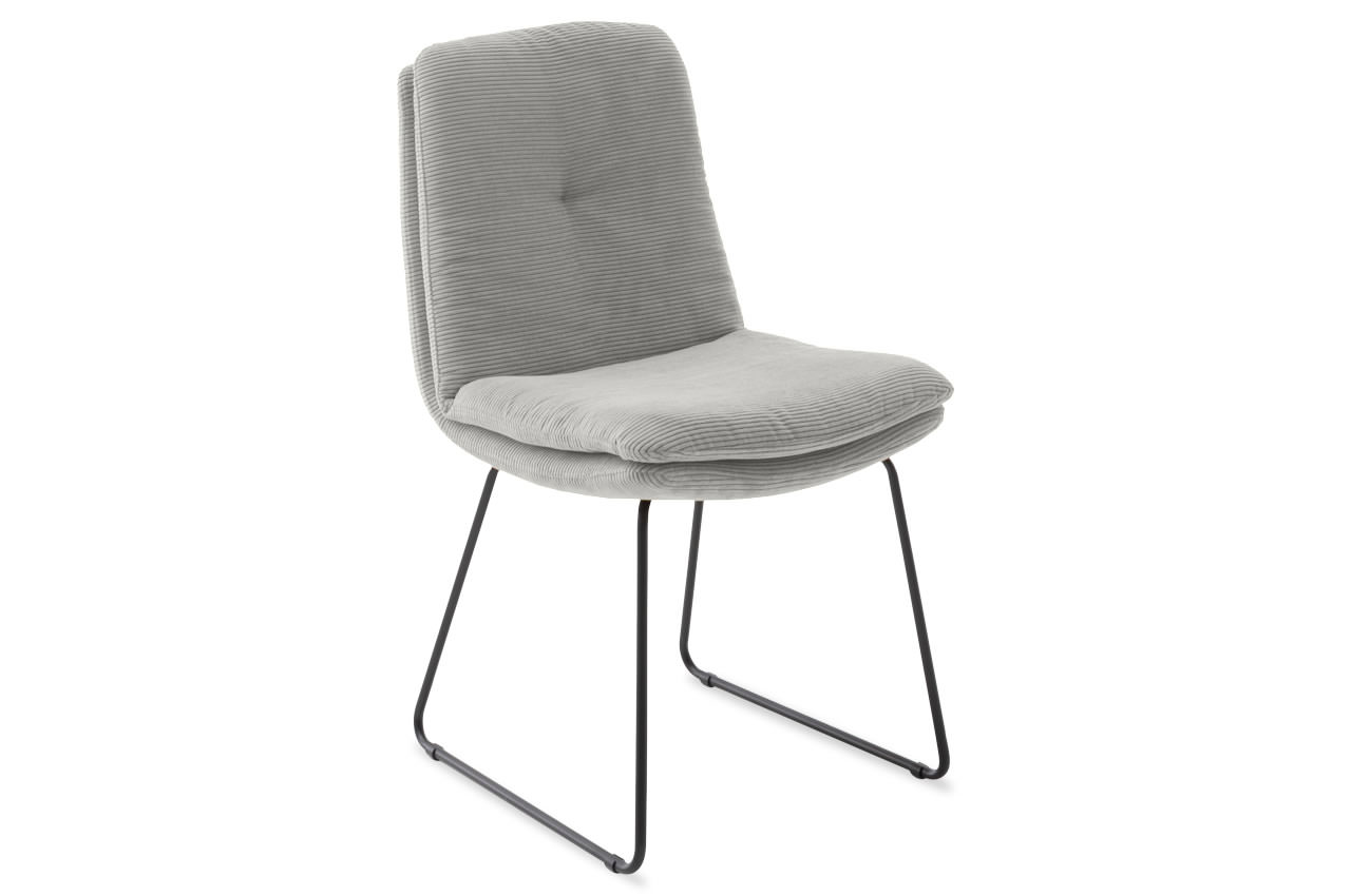 Feincord Silber