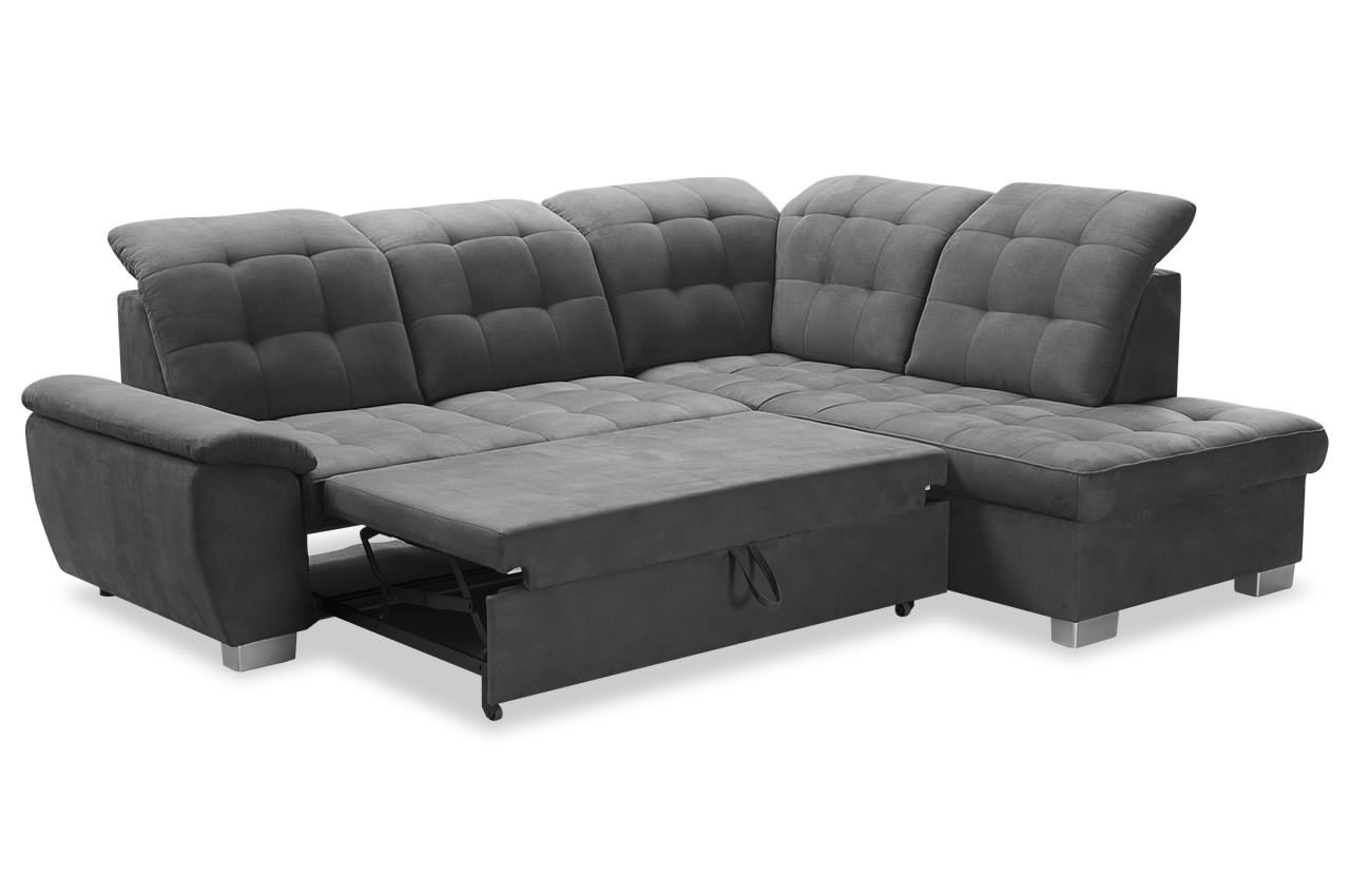 bonny ecksofa rechts mit schlaffunktion canyon 96 anthrazit