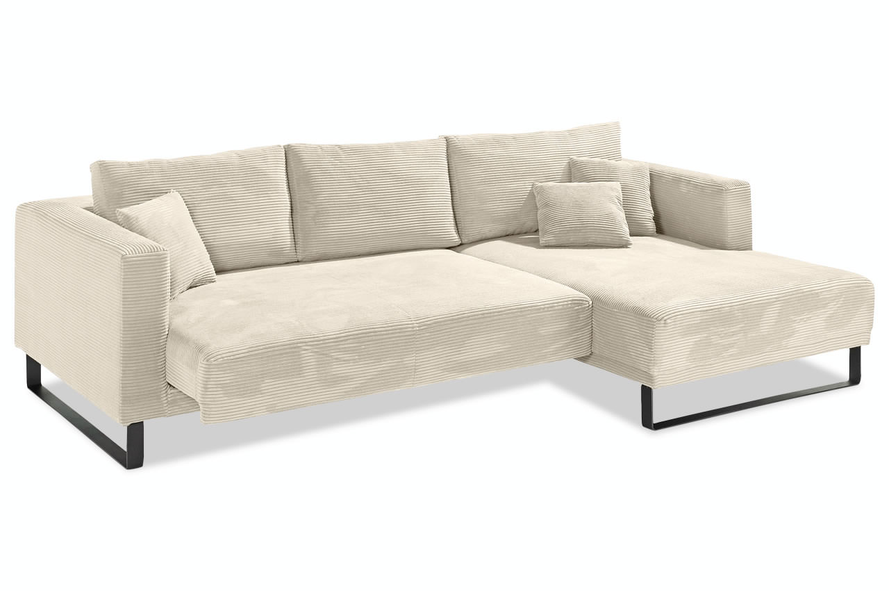 iwaniccy ecksofa loft rechts lincoln 03 beige sitztiefenverstellung
