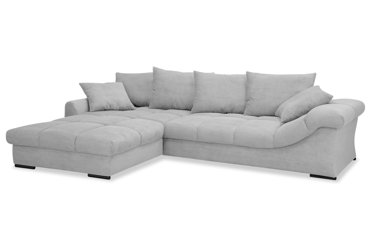 Ecksofa Sanello links mit Maxi Recamiere