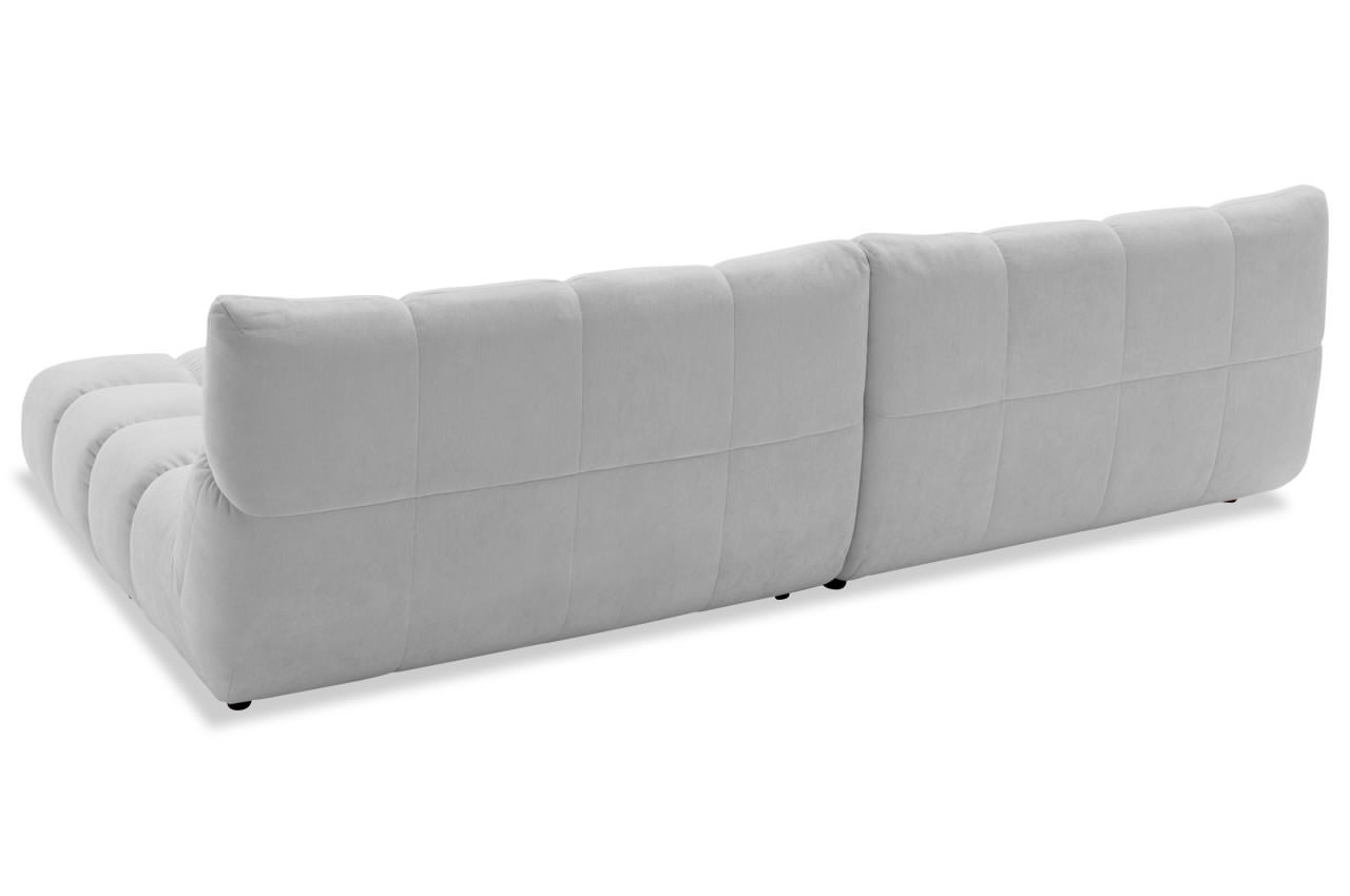 graceland ecksofa mit recamiere rechts roma platin rueckansicht