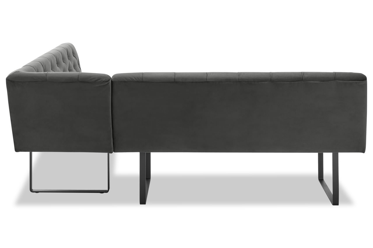 sixty candy eckbank variante rechts velvet grau rueckseitenansicht