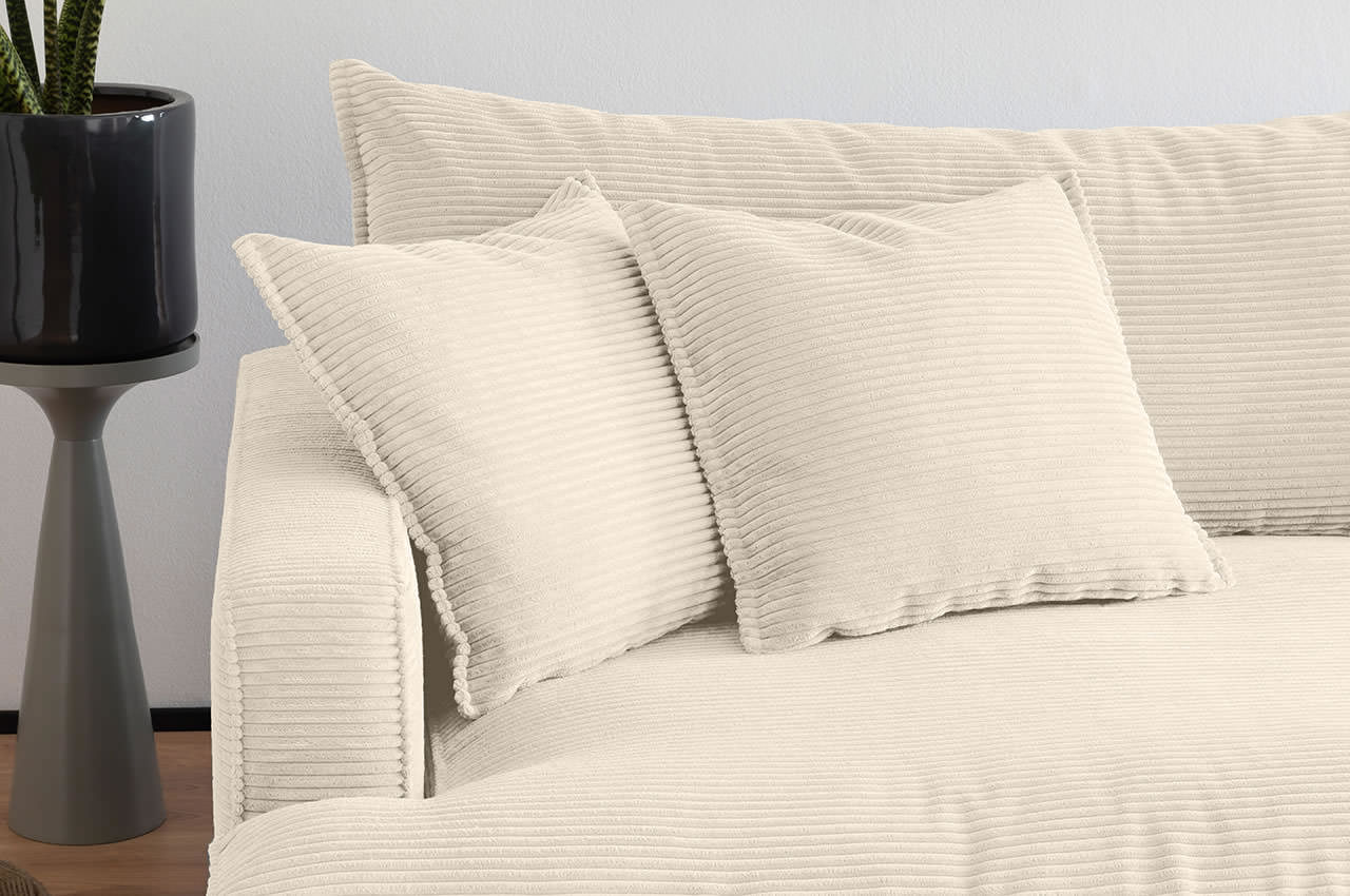 tribecca megasofa big sofa cord zoom 01 cream detailbild