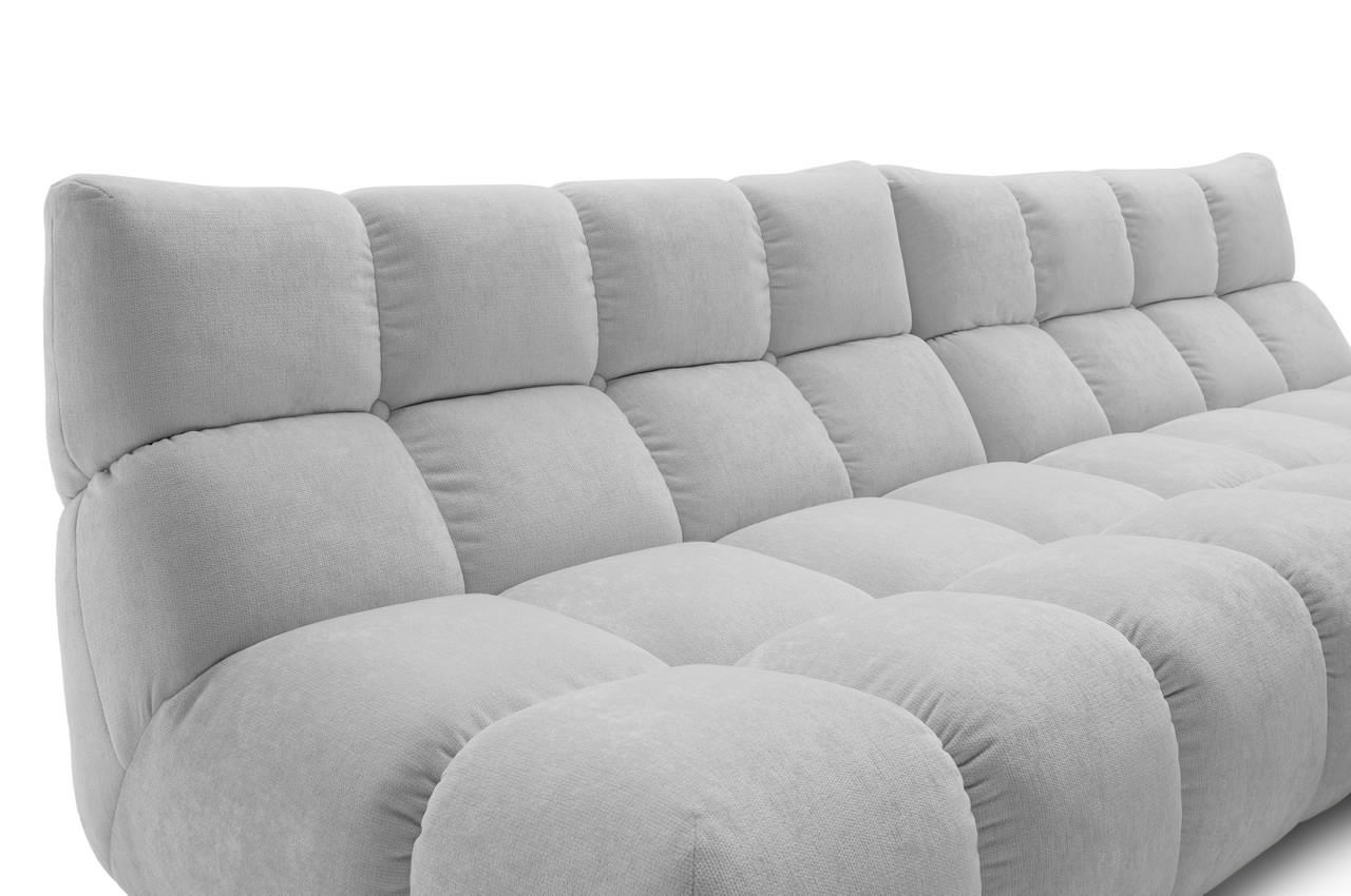 graceland ecksofa mit recamiere rechts roma platin detailbild