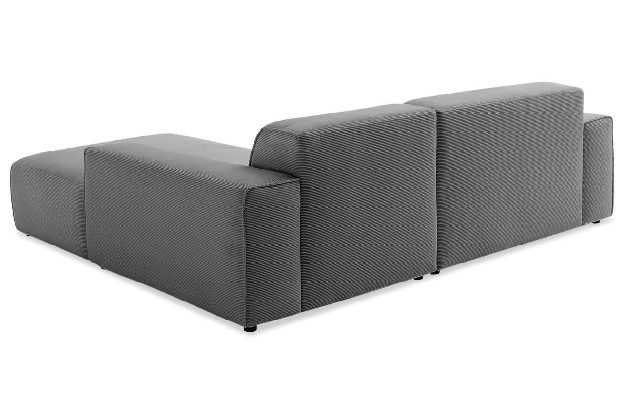 eastport ecksofa 1 5 sitzer variante rechts feincord anthrazit rueckseite