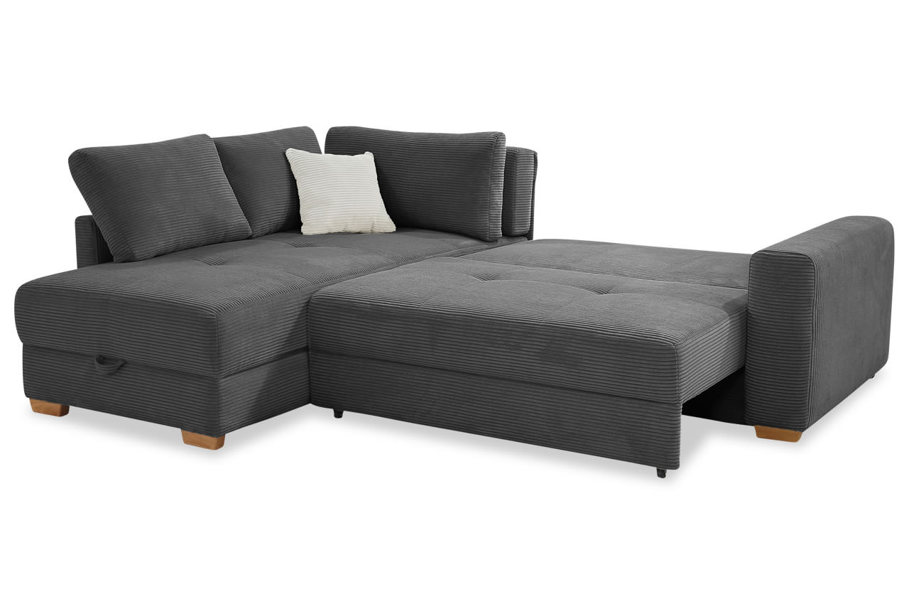 sunset ecksofa variante links cord 426 09 grau schlaffunktion sunset ecksofa variante links cord 426 09 grau schlaffunktion