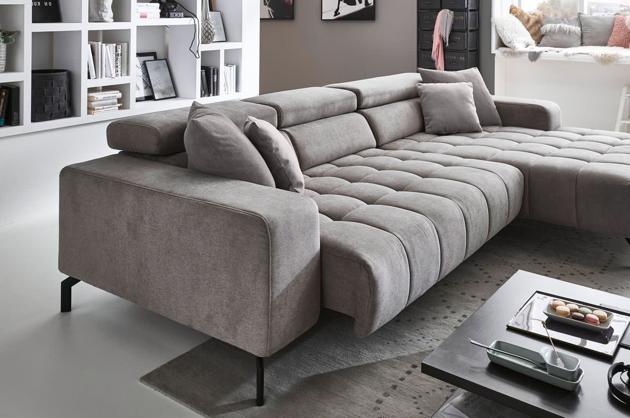 mp in18022 ecksofa chicago mit recamiere rechts nemo granit detailbild sitztiefenverstellung