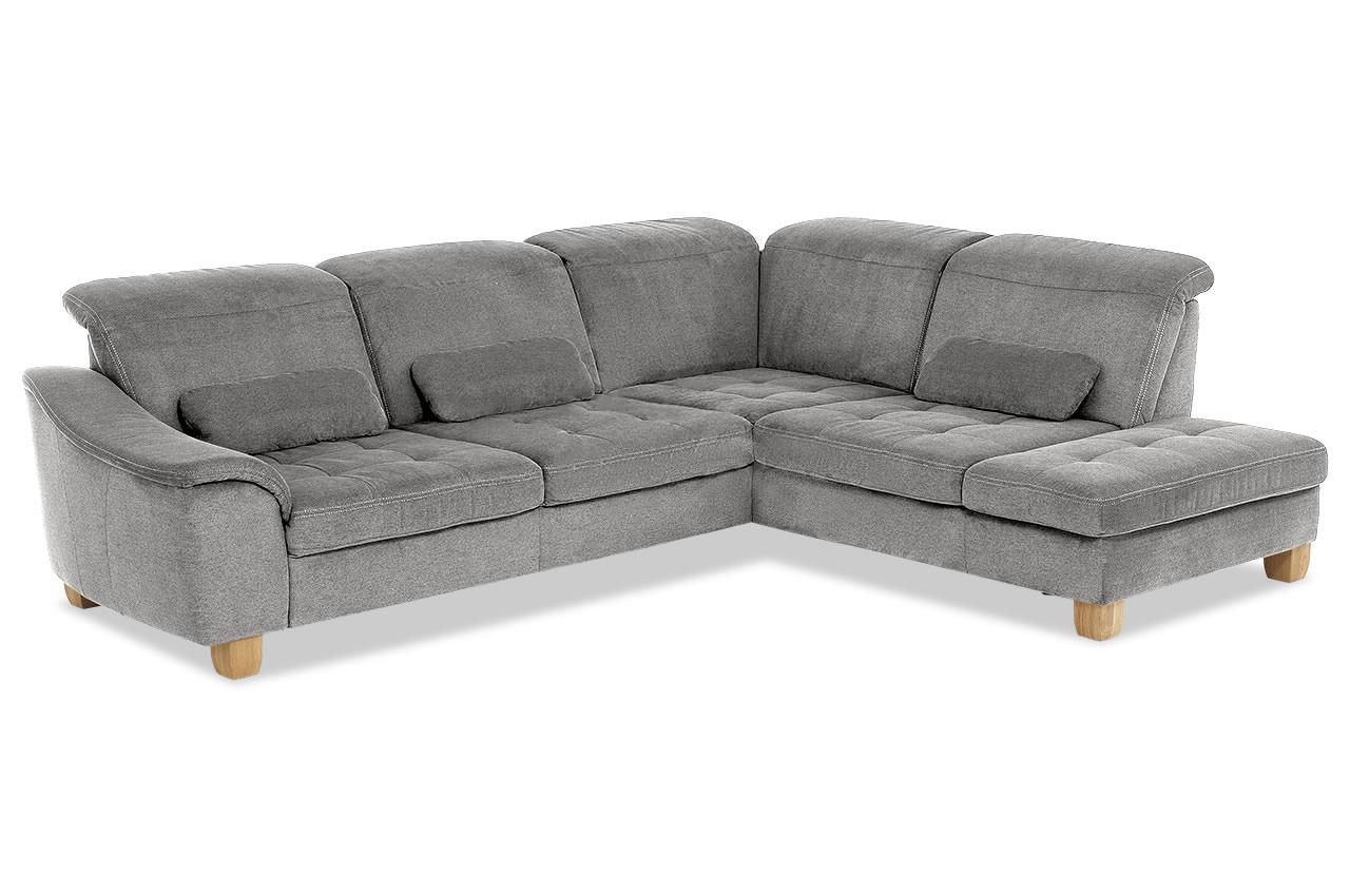 la23145 la16029 ecksofa inessa rechts stoff cyber farbe grau