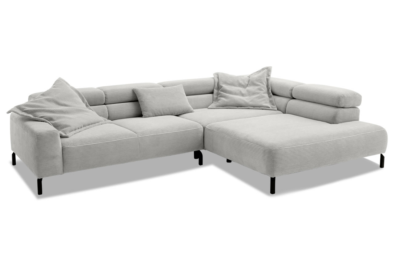 Feincord Silber
