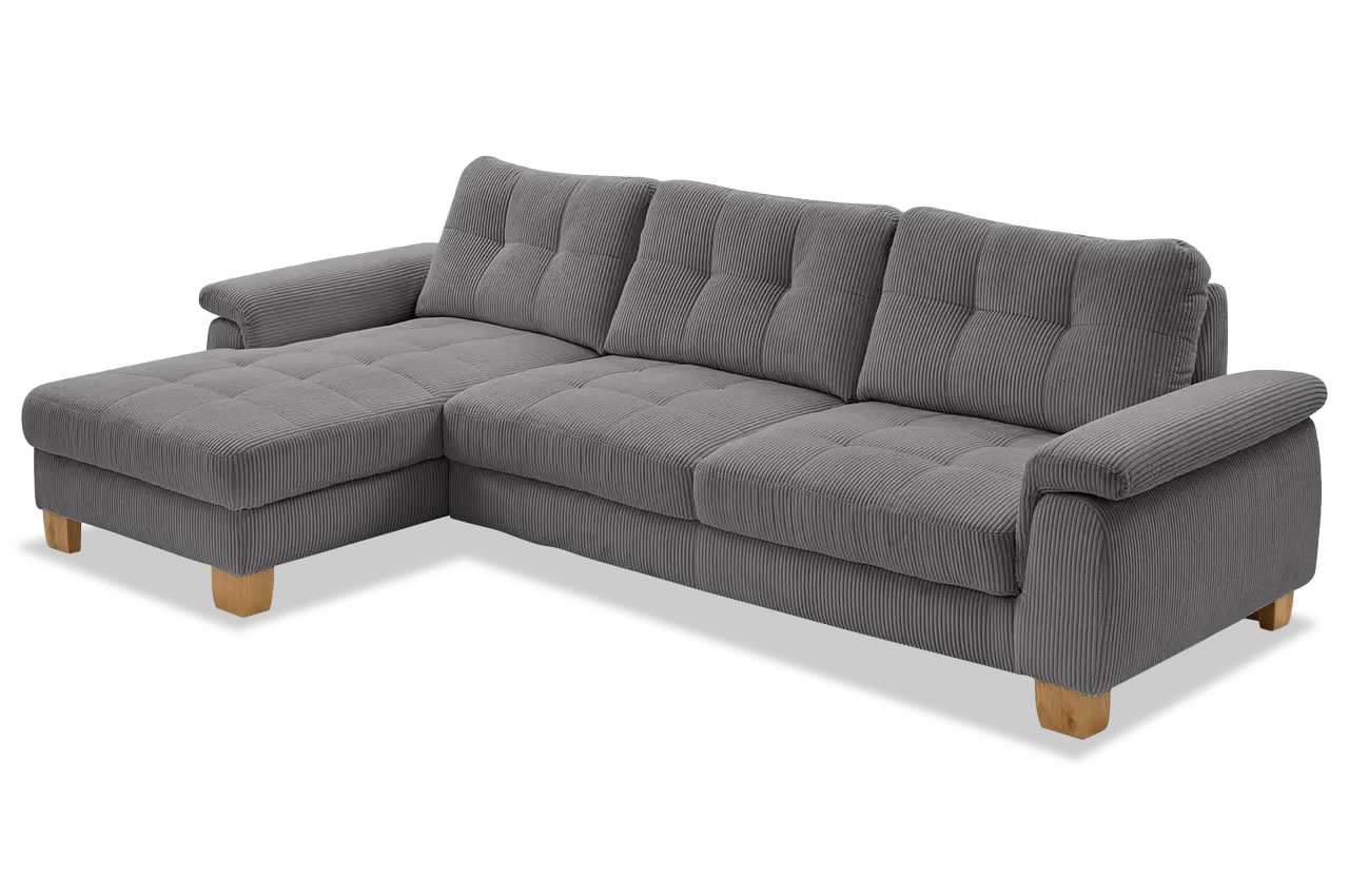 pp la19101 landart ewian ecksofa links cord anthrazit ohne kissen