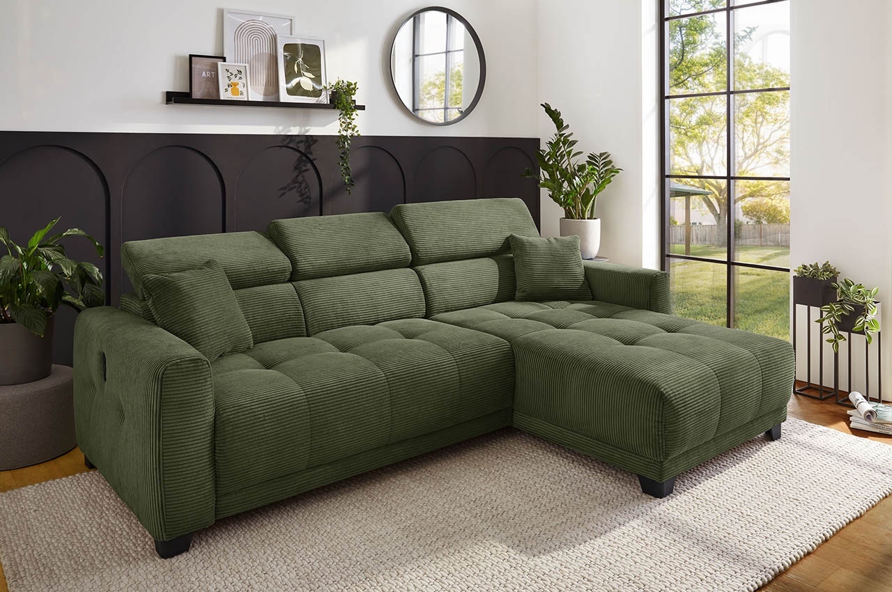 ecksofa cremona rechts 426 03 gruen milieubild