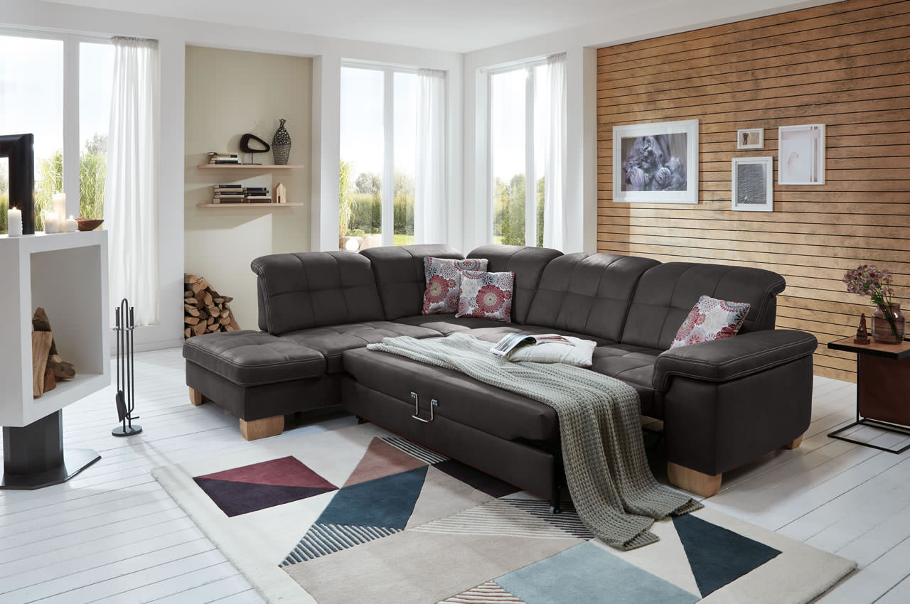 pp la16028 ecksofa links deluxe anthrazit milieu schlaffunktion