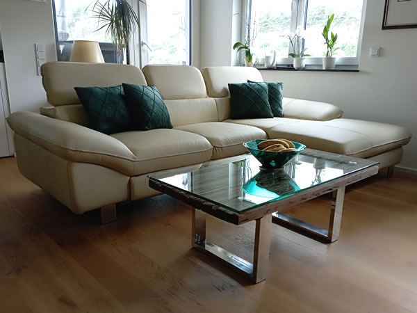 Kundenbild Ecksofa Driver REC Leder COT04 LR M9013BB
