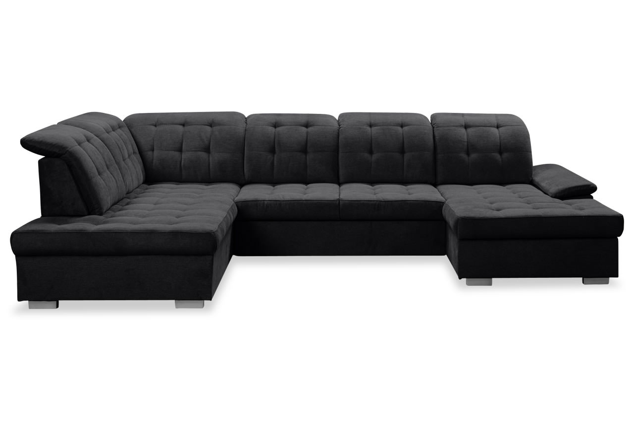 kordula wohnlandschaft links aston 18 schwarz frontansicht kordula wohnlandschaft links aston 18 schwarz frontansicht