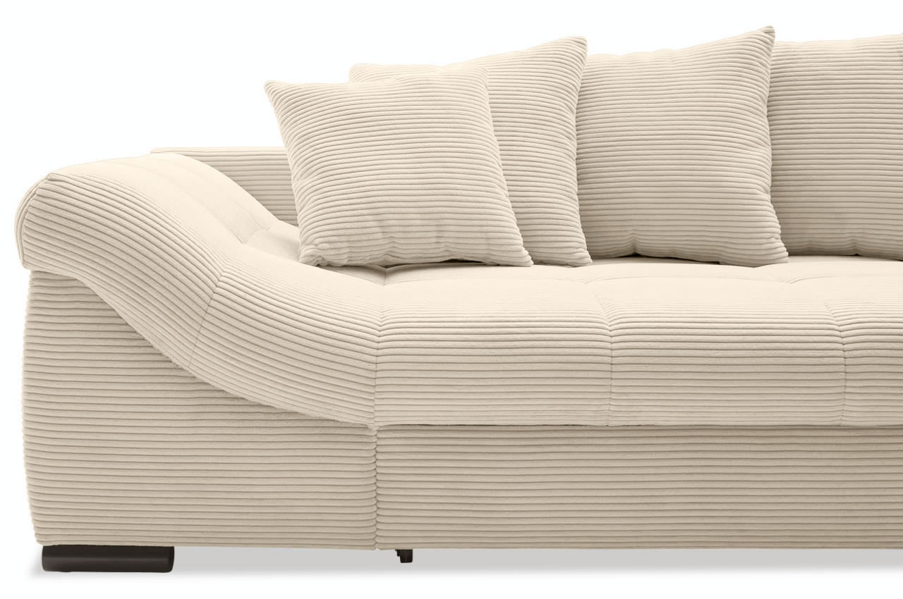 piedro ecksofa rechts cord stripes 8622 creme detailbild armlehne