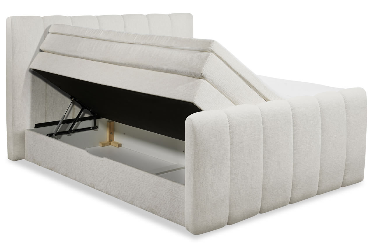 dakota boxspringbett 180x200 stoff tresor 22 ivory mit bettkasten dakota boxspringbett 180x200 stoff tresor 22 ivory mit bettkasten