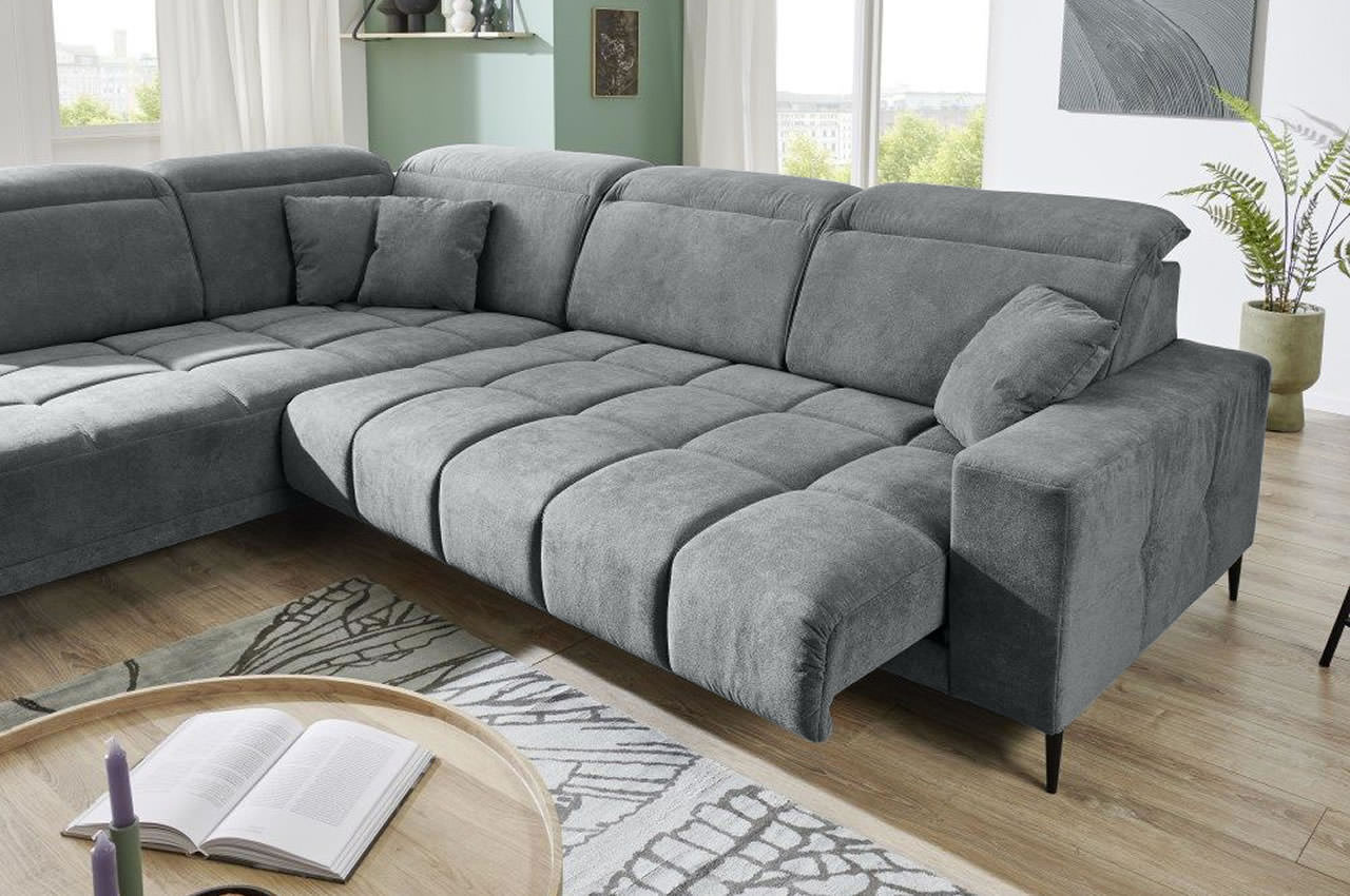 livorno ecksofa mit ottomane links aragon 93 grau detailbild sitztiefenverstellung livorno ecksofa mit ottomane links aragon 93 grau detailbild sitztiefenverstellung