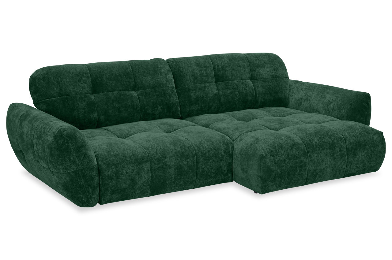 ecksofa nivo rechts stoff cloud a063 dunkelgruen