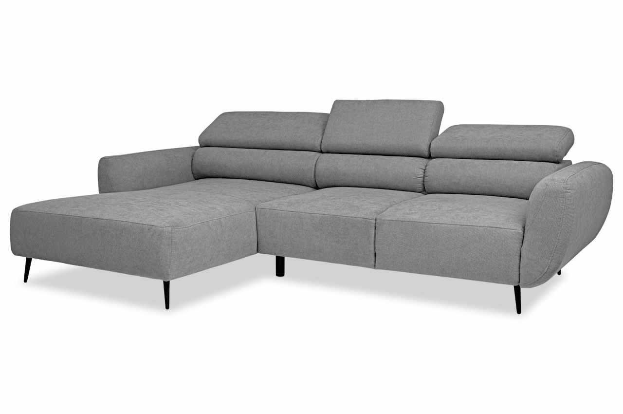 alisson ecksofa links stoff enjoy new 21 hellgrau kopfteilverstellung