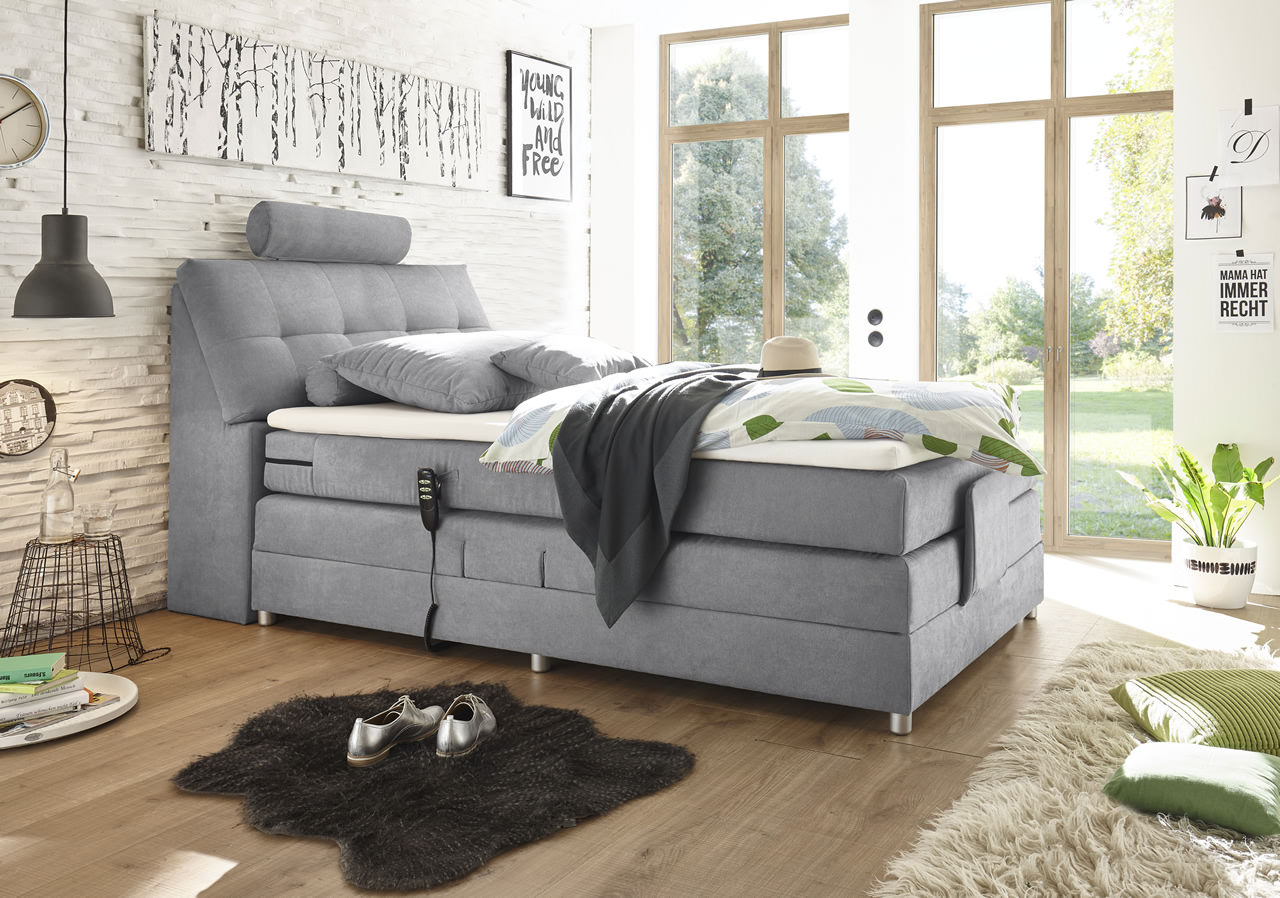 Palermo Boxspringbett Soro 90 light grey Milieu_56 D04 52 56 D05 52 56 D06 52 56 D08 52