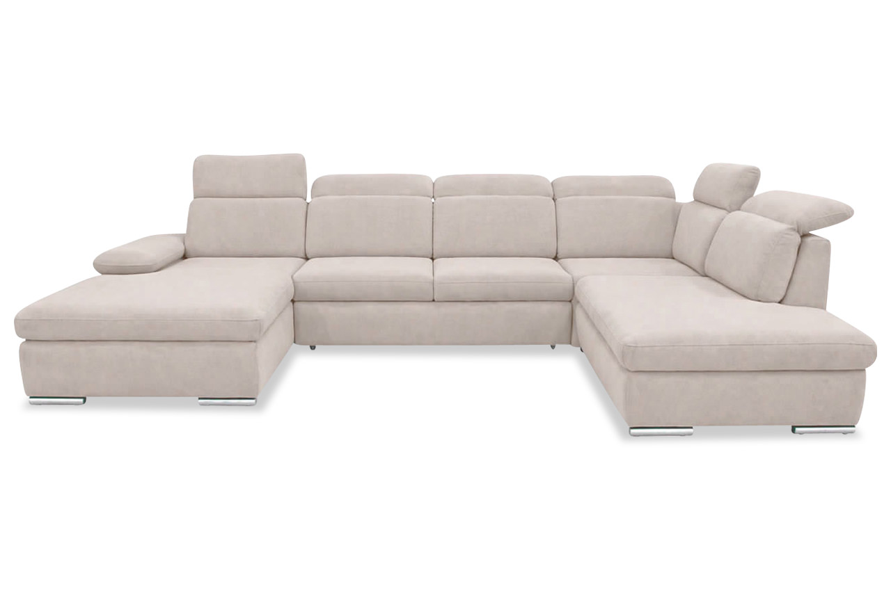 cordoba wohnlandschaft rechts stoff aston 02 beige frontansicht cordoba wohnlandschaft rechts stoff aston 02 beige frontansicht