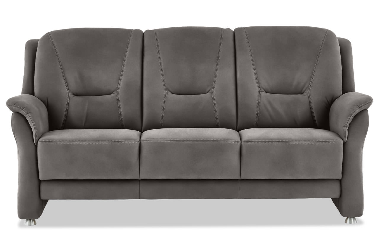 pp pf19078 3 sitzer sofa feeling anthrazit frontansicht
