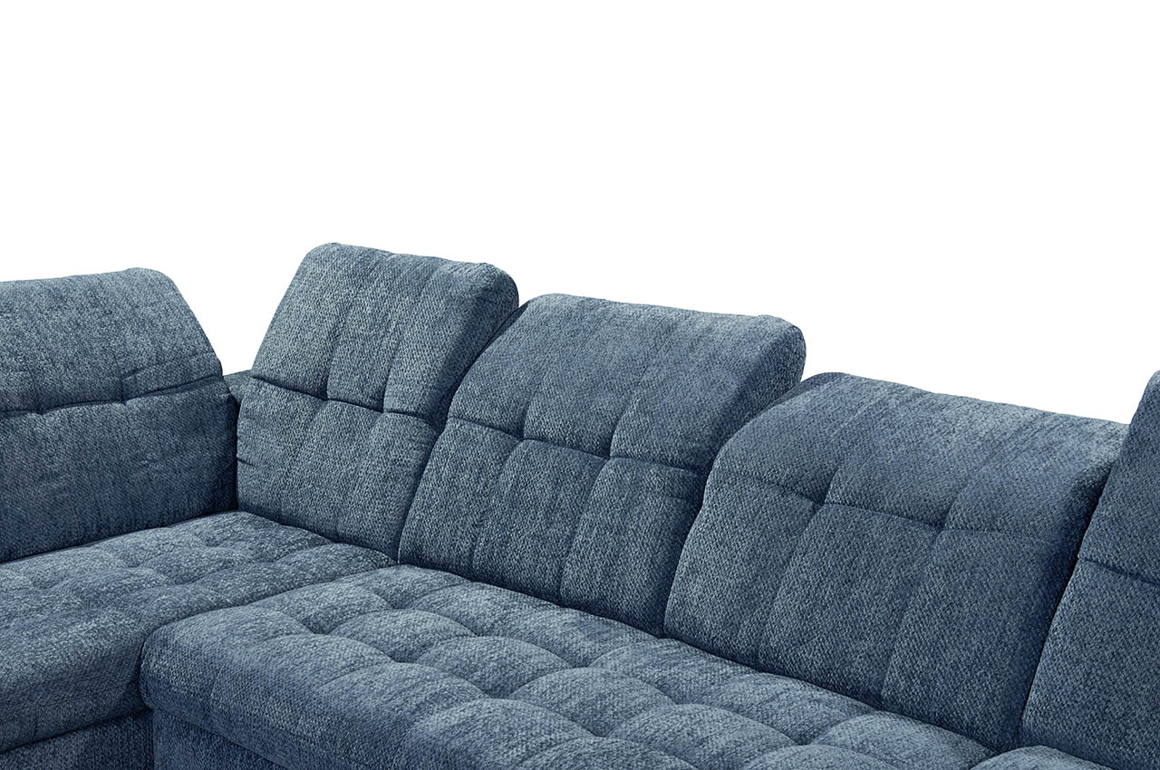 wohnlandschaft mercy links stoff ravello 16 blaugruen fuesse schwarz detailbild kopfteilverstellung wohnlandschaft mercy links stoff ravello 16 blaugruen fuesse schwarz detailbild kopfteilverstellung