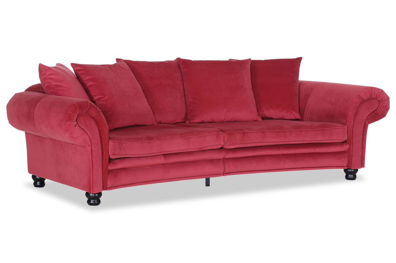 Velour 312 2 Rubinrot