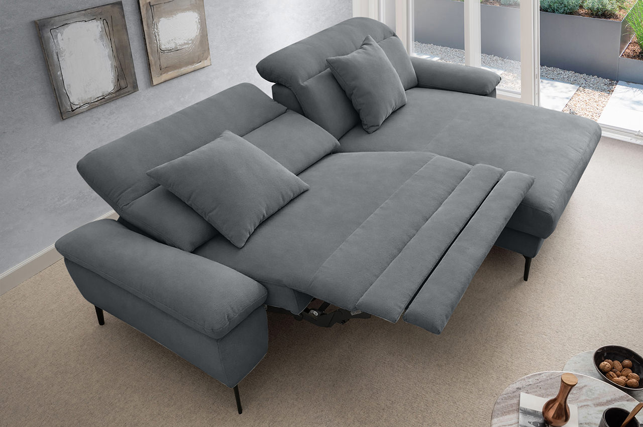cancelli ecksofa rechts stoff tonia 750011 anthrazit milieubild relaxfunktion 1