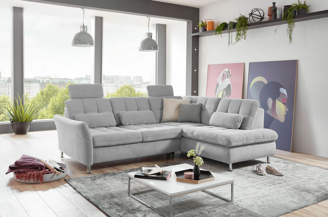 ecksofa mp in20016 rechts belle silber milieu