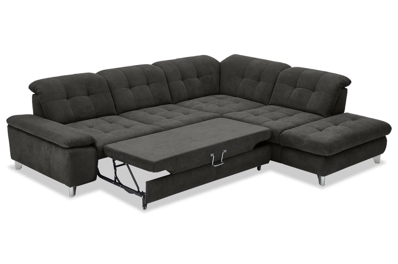 mp in18012 ecksofa rechts belle schwarz schlaffunktion