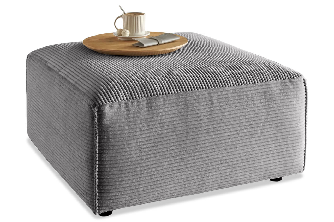 hocker upper east cord dunkelgrau