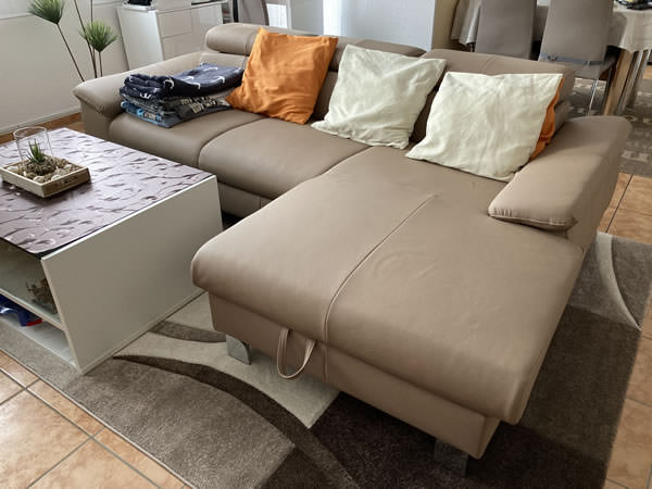 Kundenbild Ecksofa Micky REC Leder COT26 LR M9010BB Kundenbild Ecksofa Micky REC Leder COT26 LR M9010BB