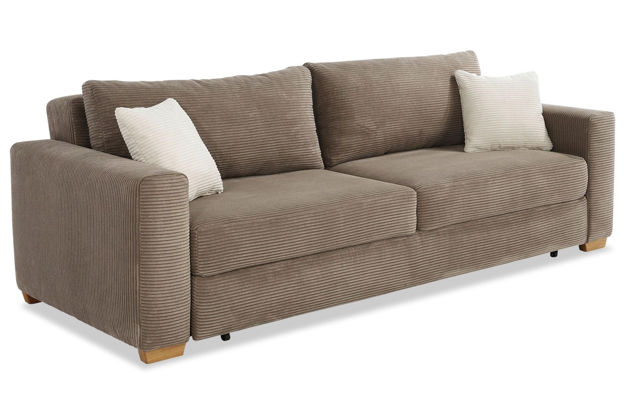 micha schlafsofa in cord 426 08 taupe micha schlafsofa in cord 426 08 taupe