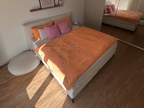 Kundenbild Boxspringbett Kira JOH18 X180 44407 H3H3 Kundenbild Boxspringbett Kira JOH18 X180 44407 H3H3