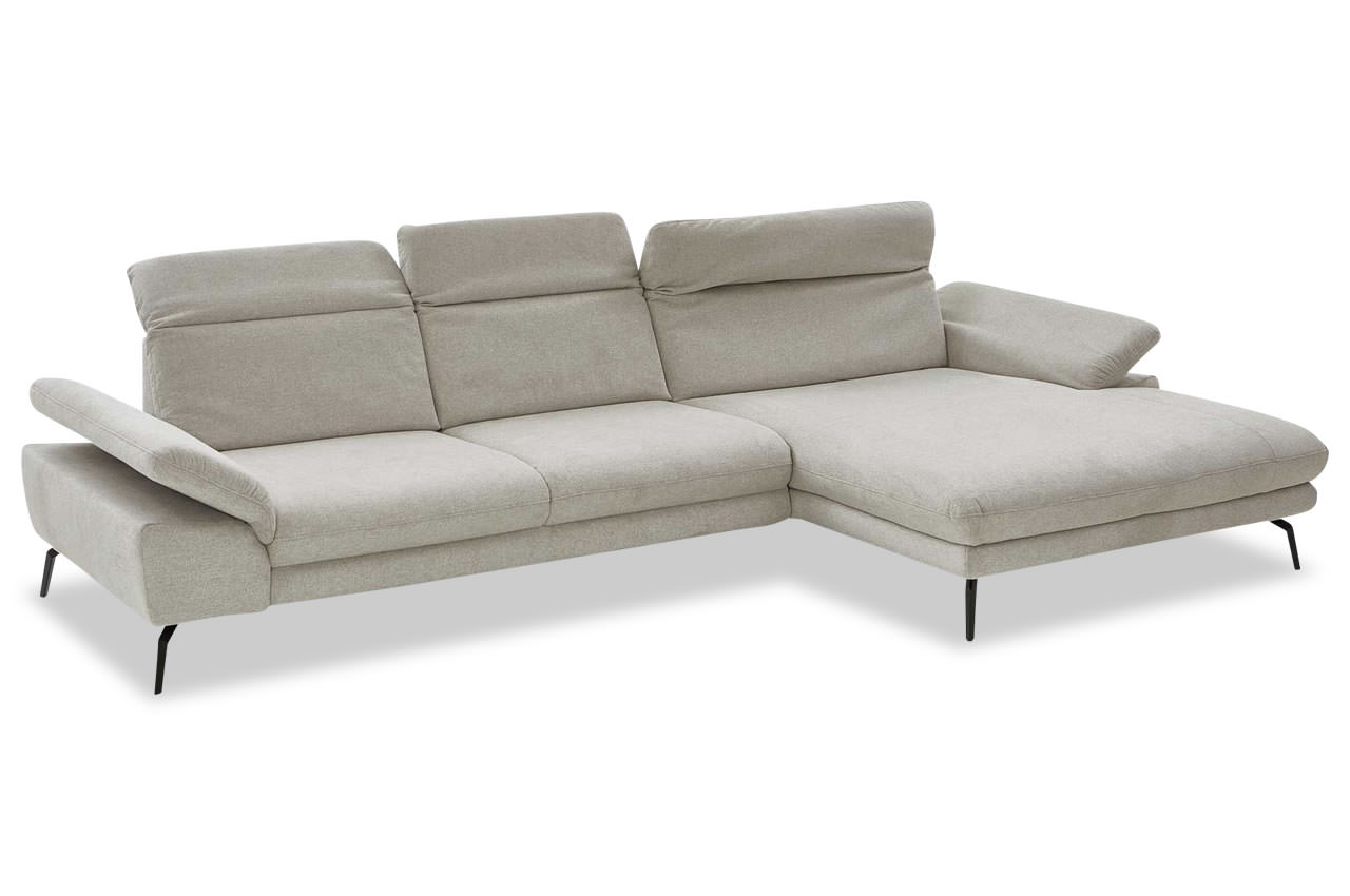 mp in22025 ecksofa variante rechts cyber ecru kopfteilverstellung
